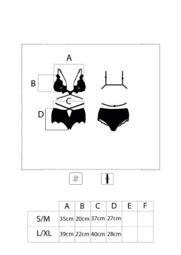 Zmysłowy komplet Drezna LC 90733 rozmiar S/M