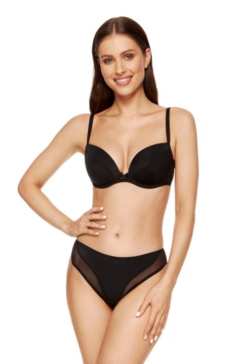 Biustonosz push up Biustonosz Push-up Model Zara B1 Black - Gorteks Gorteks