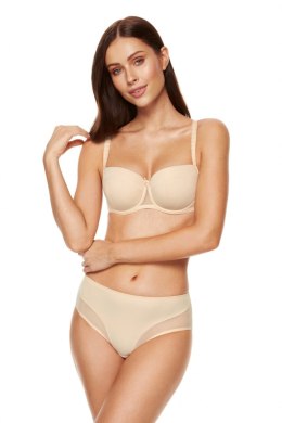 Biustonosz push up Biustonosz Usztywniany Model Zara B4 Beige - Gorteks Gorteks