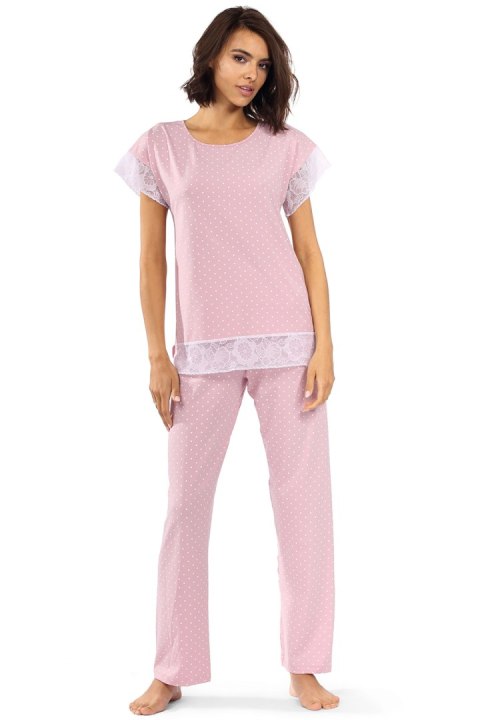 Piżama Damska Model P-1524 Powder Pink - Lorin Lorin