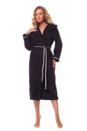 Szlafrok Damski Model Soft Long 2322 Black - L&L collection L&L collection