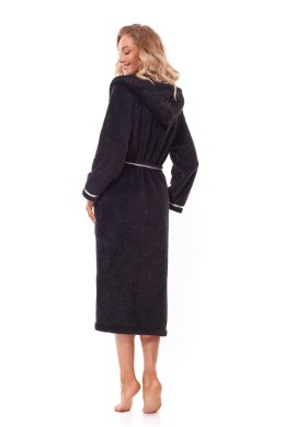 Szlafrok Damski Model Soft Long 2322 Black - L&L collection L&L collection