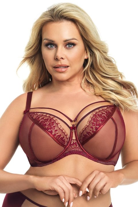 Biustonosz Soft Model Paradise K496 Bordo - Gorsenia Lingerie Gorsenia Lingerie