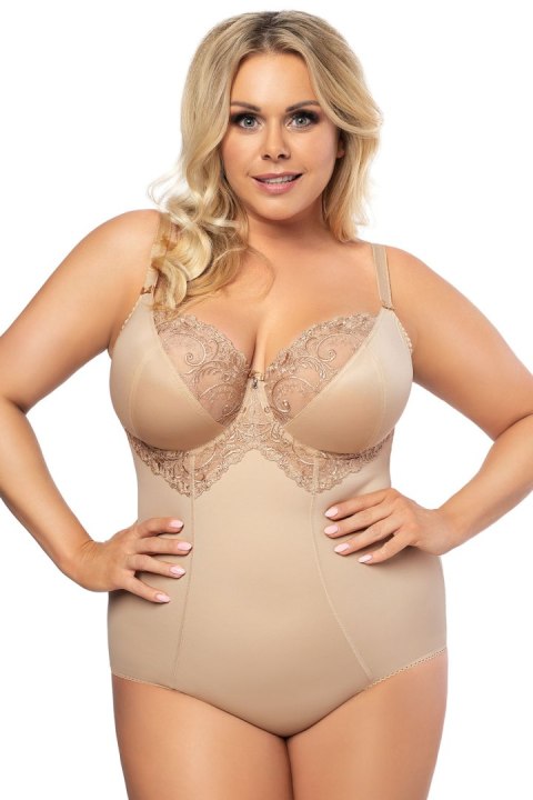 Gorsety, body, pasy Body Model K356 Gala Beige - Gorsenia Lingerie Gorsenia Lingerie