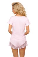 Piżama Damska Model Amelia 1/2 Light Pink - Donna Donna