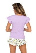 Piżama Damska Model Ananas 1/2 Violet - Donna Donna