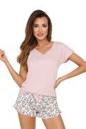 Piżama Damska Model Aria 1/2 Powder Pink - Donna Donna