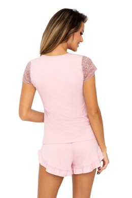 Piżama Damska Model Celine 1/2 Powder Pink - Donna Donna