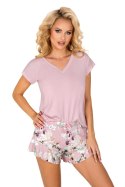 Piżama Damska Model Nicola 1/2 Powder Pink - Donna Donna