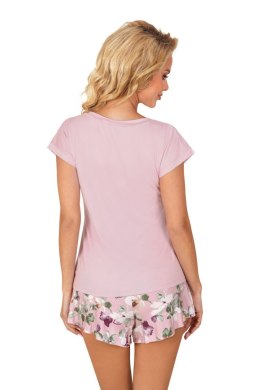 Piżama Damska Model Nicola 1/2 Powder Pink - Donna Donna