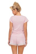 Piżama Damska Model Simply 1/2 Powder Pink - Donna Donna