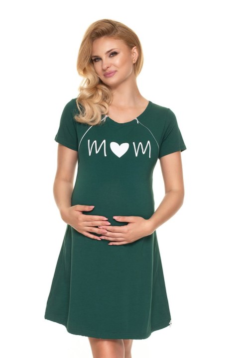 Koszulka nocna Koszula Nocna Ciążowa Model 0190 Green - PeeKaBoo PeeKaBoo