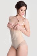 Body wyszczuplające Model 119 Mesh Naturalny - Julimex Shapewear Julimex Shapewear