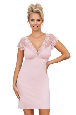 Koszulka nocna Koszula nocna Model Ismena Powder Pink - Donna Donna