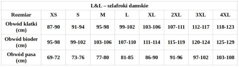 SZLAFROK DAMSKI 2102 L&L