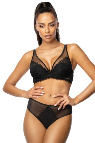 Biustonosz push up Biustonosz Push-up Model 0198/11 Estelle Black - Mat Mat