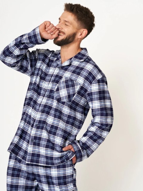 PIŻAMA MĘSKA MNS 411 DR R.3XL-4XL KEY