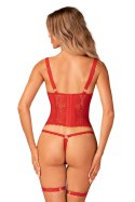 Komplet Gorset Model Belovya Red - Obsessive Obsessive