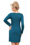 Koszulka nocna Koszula Nocna Model Silvana Long Sea Green - Donna Donna