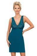 Koszulka nocna Koszula Nocna Model Silvana Sea Green - Donna Donna