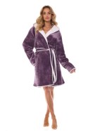 Szlafrok Damski Model Sara Short 2417 Amethyst - L&L collection L&L collection