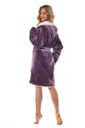 Szlafrok Damski Model Sara Short 2417 Amethyst - L&L collection L&L collection