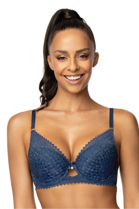 Biustonosz push up Biustonosz Push-up Model Maddie M-3633/11/1 Navy - Mat Mat