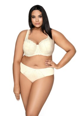 Biustonosz push up Biustonosz Usztywniany Model Carmela Big M-053/22 Cream - Mat Mat