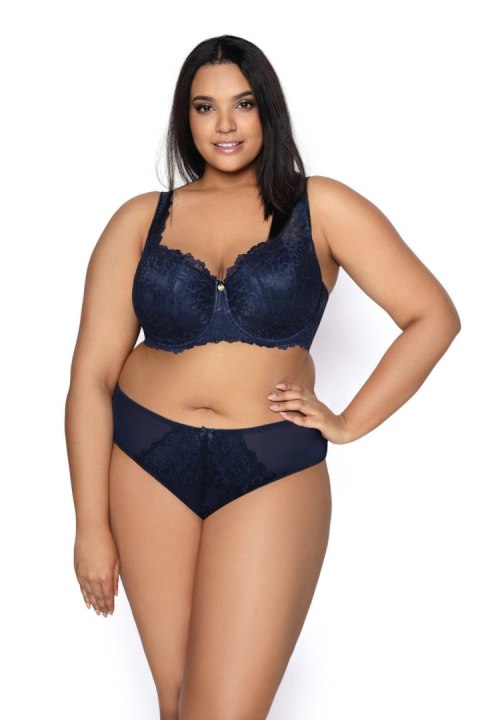 Biustonosz push up Biustonosz Usztywniany Model Carmela Big M-053/22 Navy - Mat Mat