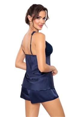 Piżama Damska Model Mari 1/2 Navy - Donna Donna