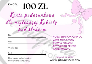 Voucher o wartości 100 zł Personalizowany