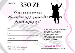 Voucher o wartości 350 zł Personalizowany