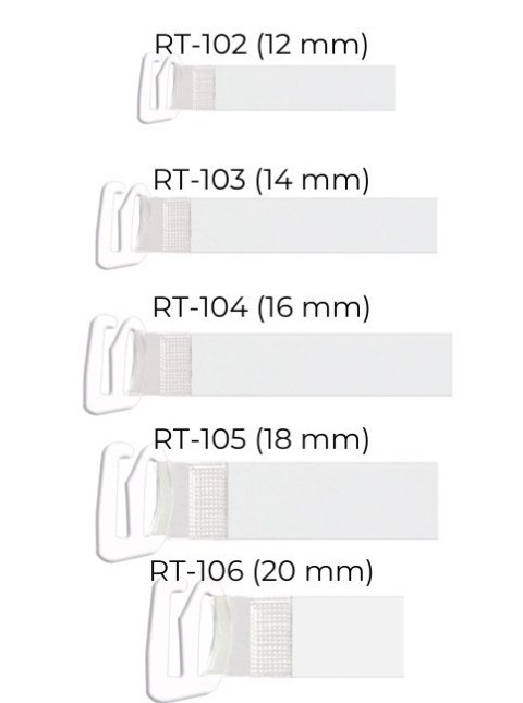 RAMIĄCZKA SILIKONOWE Z METALOWYM ZACZEPEM RT-104 16MM JULIMEX