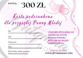 Voucher o wartości 300 zł Personalizowany