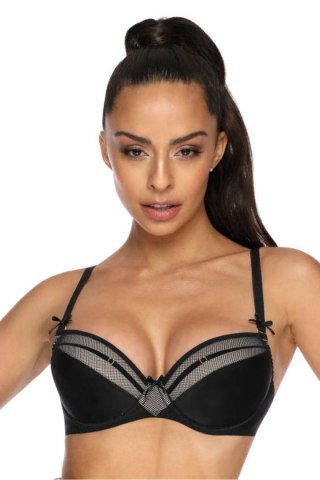 Biustonosz push up Biustonosz Push-up Model Janet M-3300/11 Black - Mat Mat