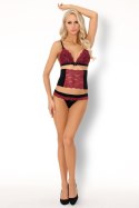 Komplet Model Nerysa Black/Bordo - Livia Corsetti Fashion Livia Corsetti Fashion