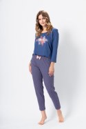 Piżama Damska Model Kornelia 1372 Dark Jeans - M-Max M-Max