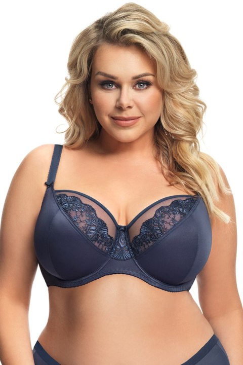 Biustonosz Soft Model Granada K656 Navy - Gorsenia Lingerie Gorsenia Lingerie