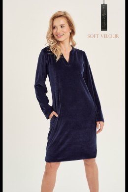 Koszulka nocna Koszula Nocna Model Lauren 3028 kolor 01 Navy - Taro Taro